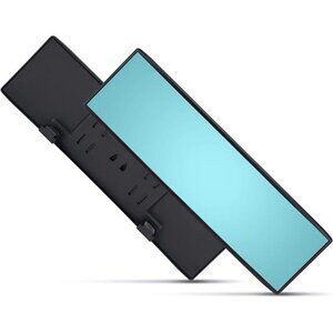 Universal Panoramic 12-Inch Rear View Mirror, Anti-Glare Wide Angle Car Rearview